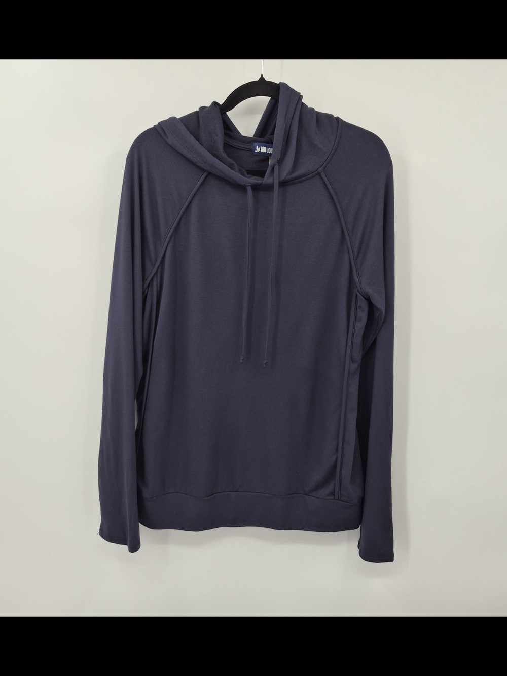 Ink Love And Peace Navy Long Sleeve Pullover Womens Hoodie Size XLP Casual Comfy